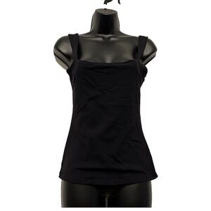 Intimately Free People Black Thick Straps Lined Tank Top